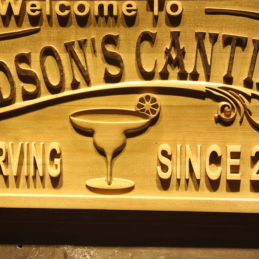 Amazon.co.jp: wpa0436 Cantinaバーでパーソナライズ名前Est